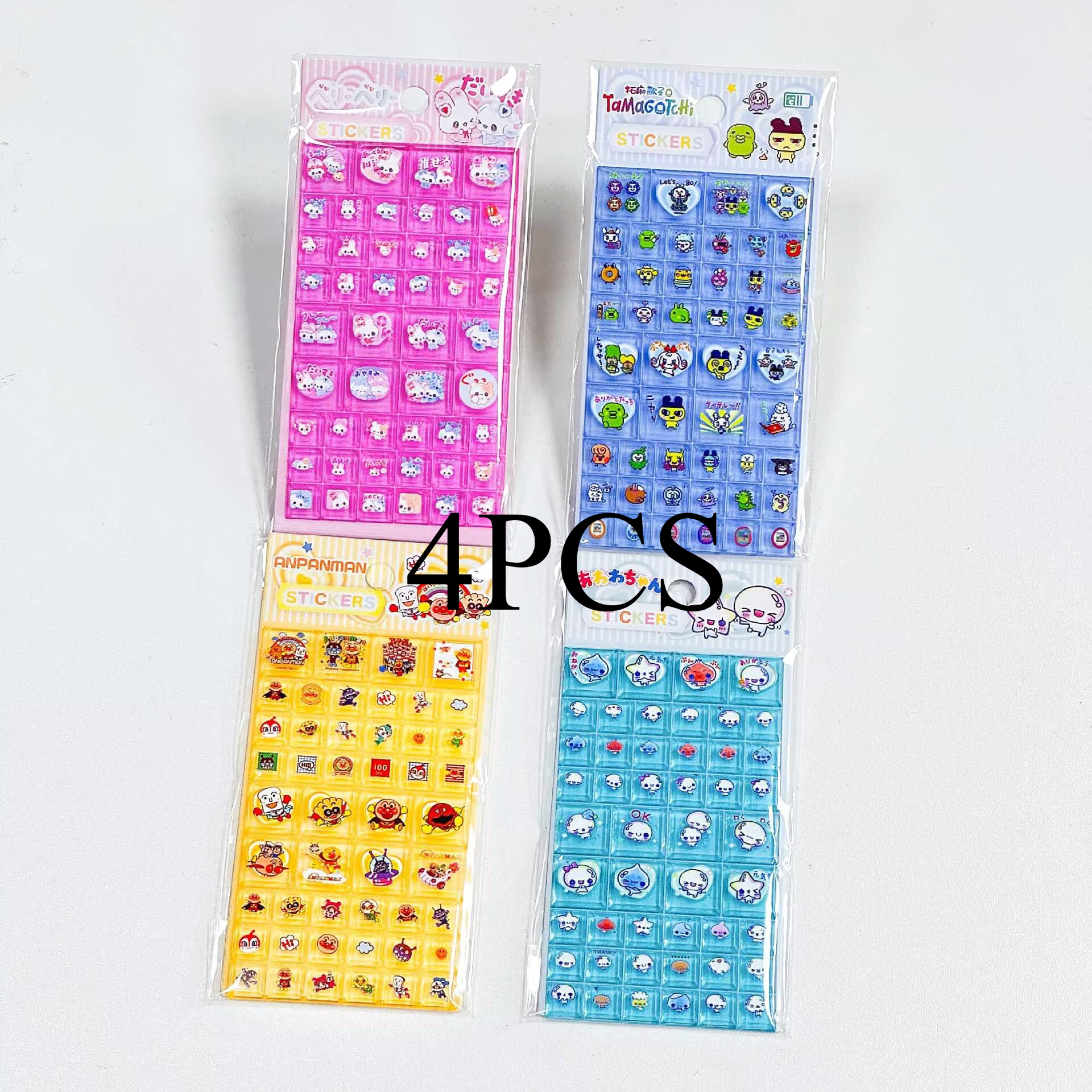 Laptop Accessories Toys - 2/4p Solid Square Sticker Diy Mobile