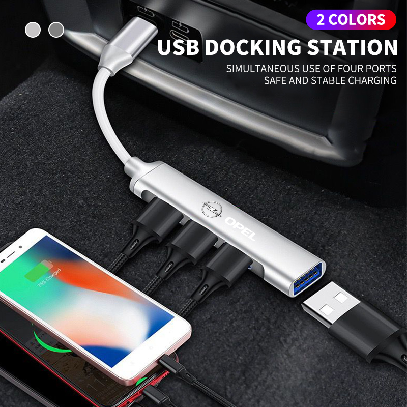 Usb C Docking Hub - Car USB Hub Splitter Docking Station