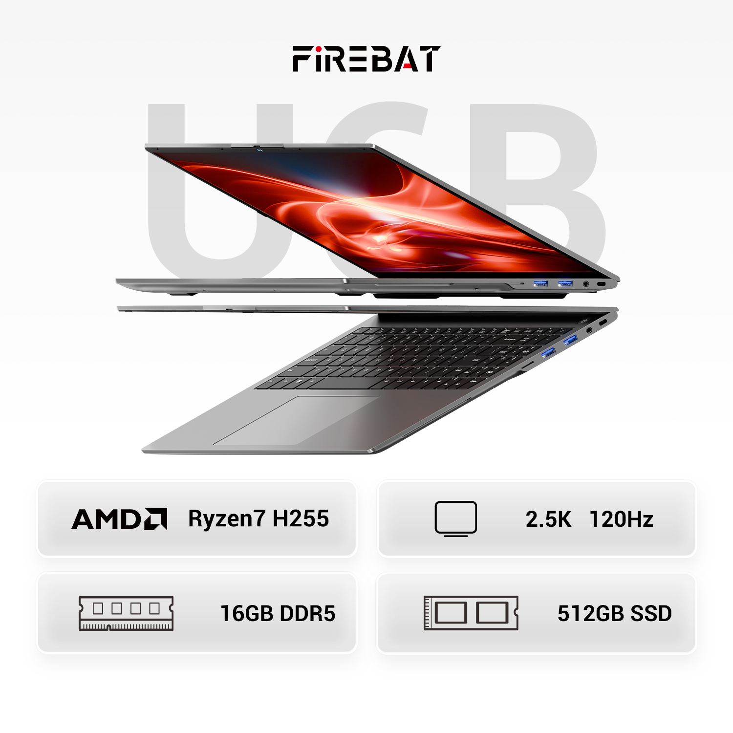 Laptop Accessories Ram - FIREBAT U6B 16 Inch Laptop Ryzen7