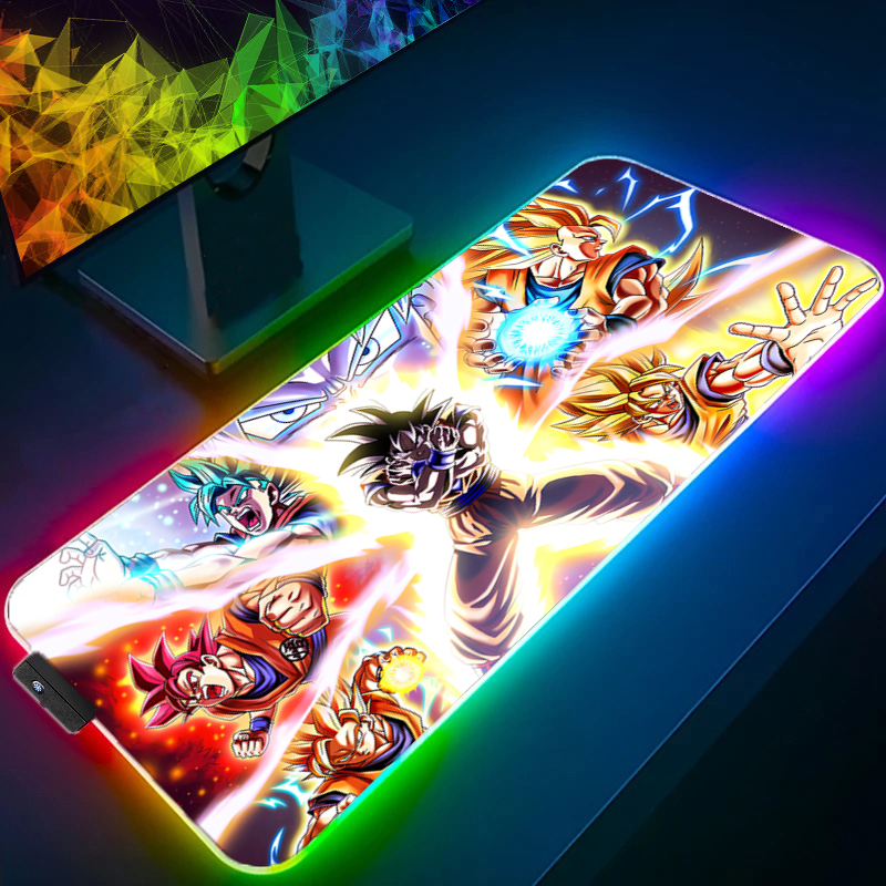 Laptop Accessories Toys - LED Mouse pad Dragon Ball Computer