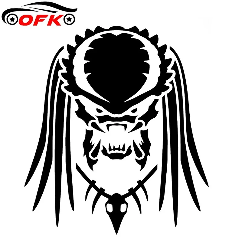Laptop Accessories All - Predator Car Sticker Personality Sunscreen Decal