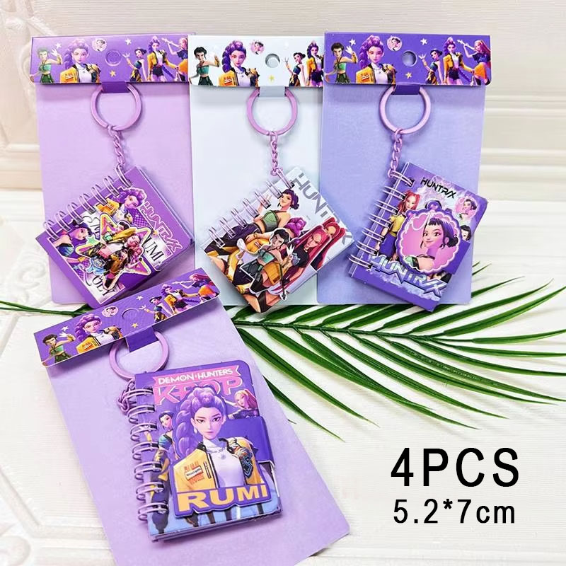 Laptop Accessories Girls - 4PCS K-pop Mini Keychain Notebook set