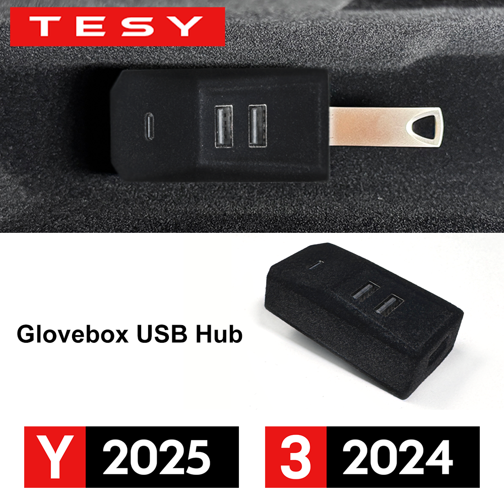 Usb C Docking Hub - Glovebox USB Hub For Tesla New