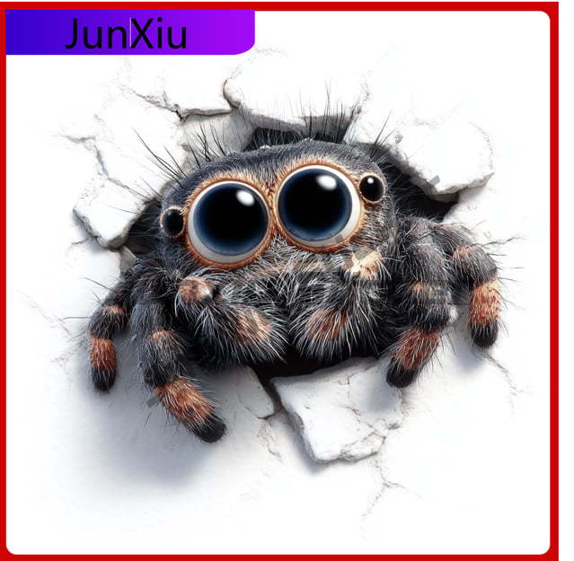 Spider 3D Wall Cracker Unique  - Laptop Unique Accessories recensie en prijs
