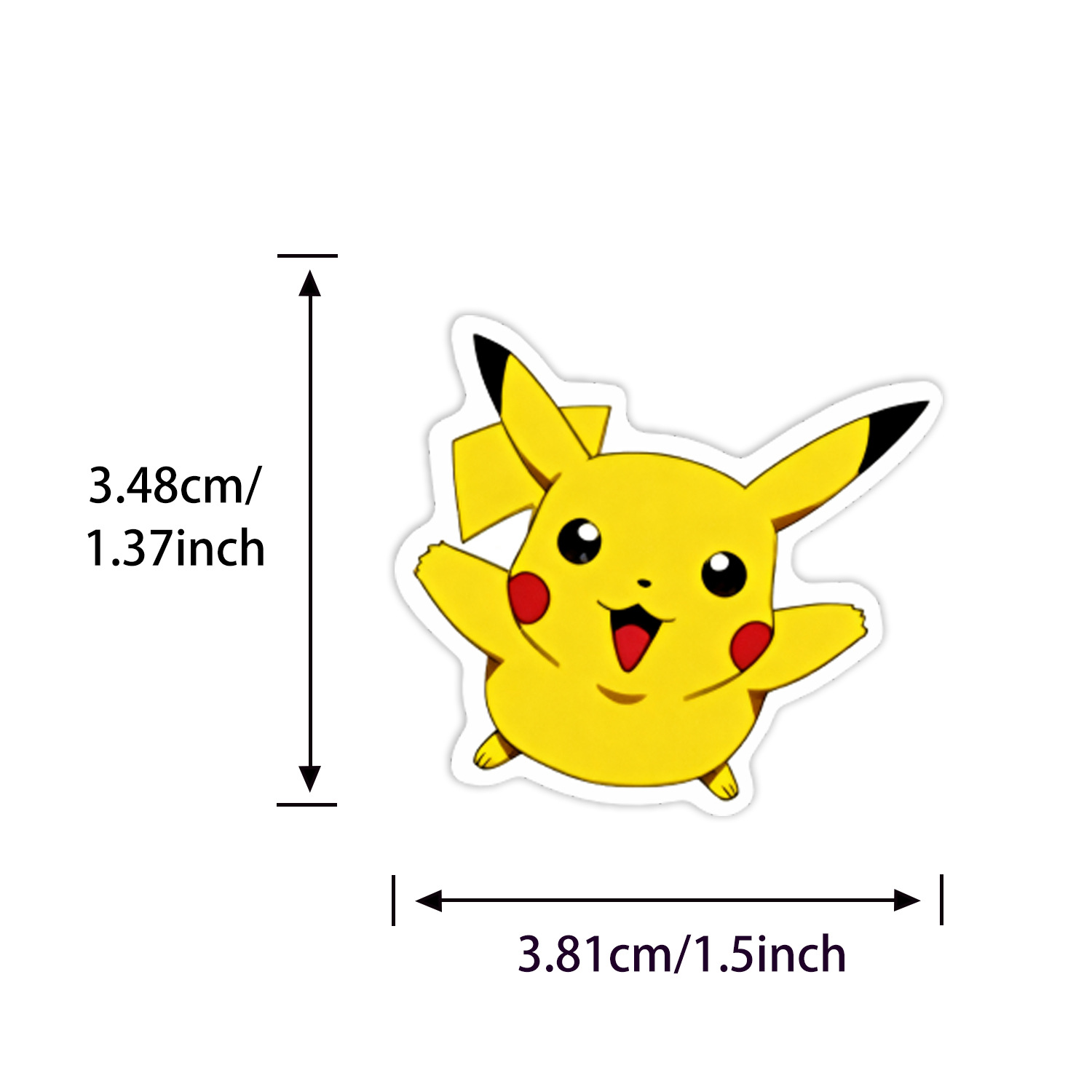 100/200pcs Pokemon Anime Stick - Laptop Accessories All recensie en prijs