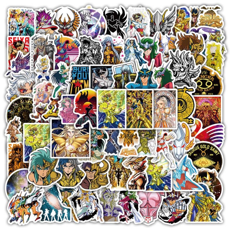 101Pcs Saint Seiya Anime Stick - Laptop Accessories All recensie en prijs
