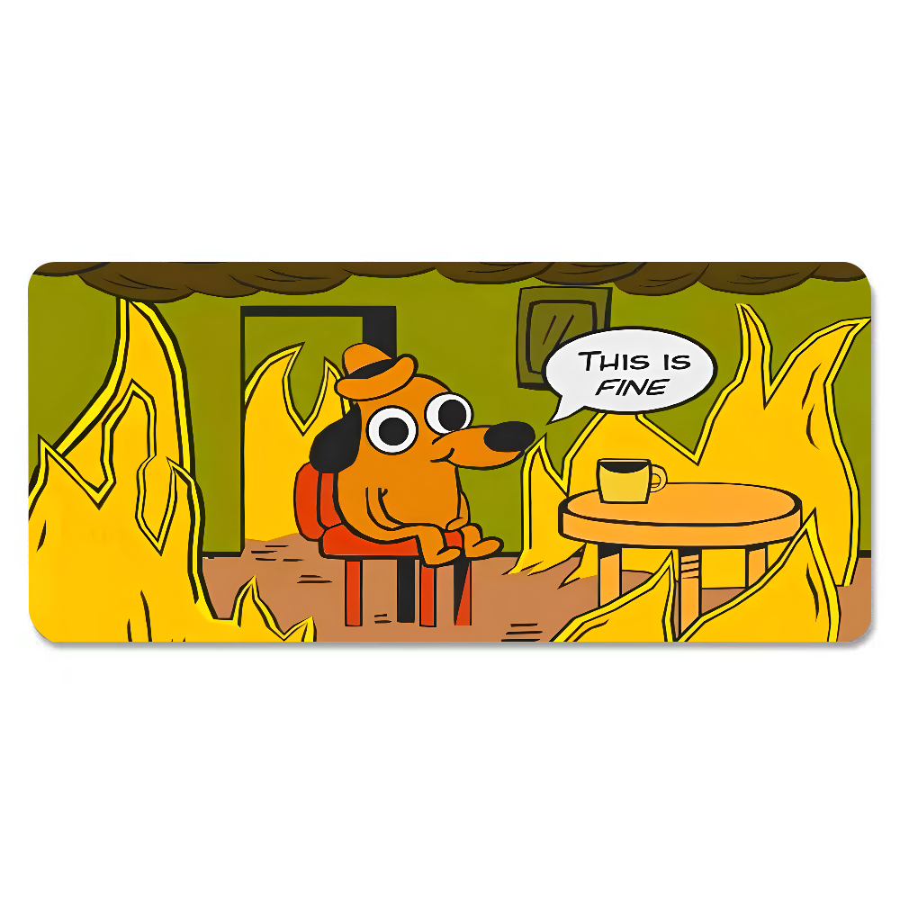 This Is Fine Dog Dachshund Mou - Laptop Accessories Toys recensie en prijs