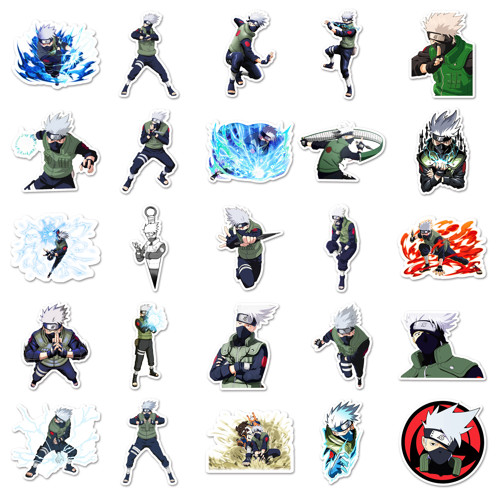 50pcs Anime Naruto Hatake Kaka - Laptop Accessories All recensie en prijs