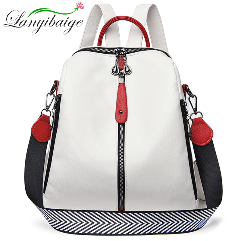 Fashion Backpack Women Soft Le - Laptop Accessories Girls recensie en prijs