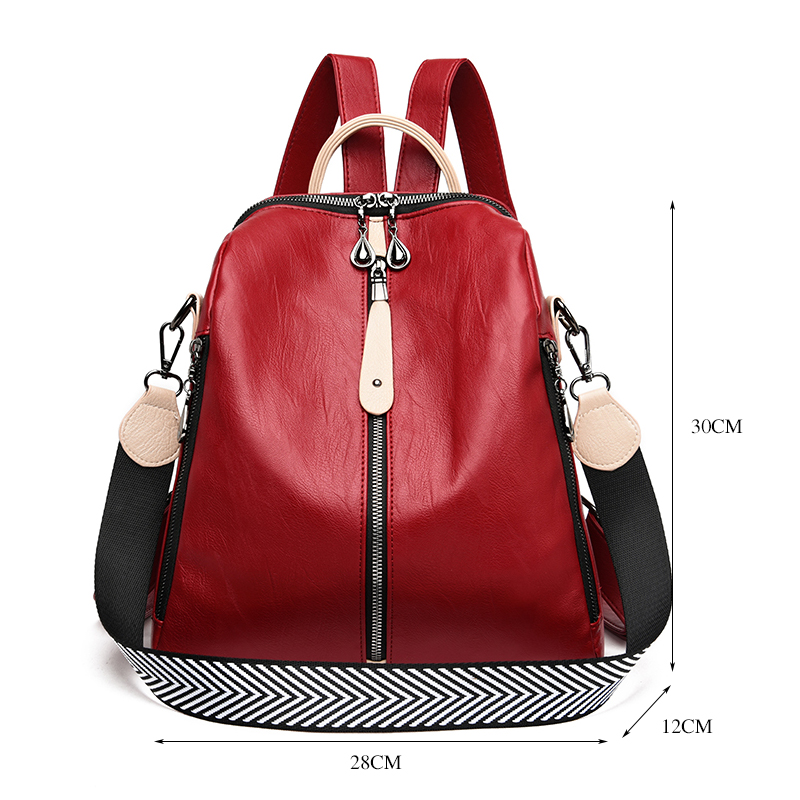 Fashion Backpack Women Soft Le - Laptop Accessories Girls recensie en prijs