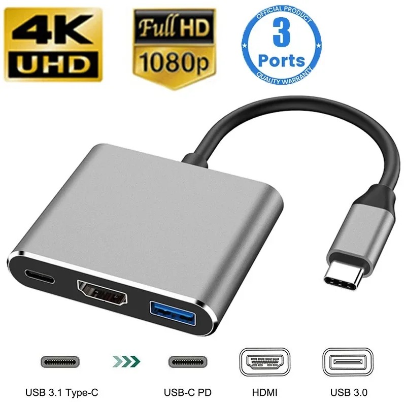 USB C HUB 3in1 Type C 3.0 to H - Usb C Docking Hub recensie en prijs