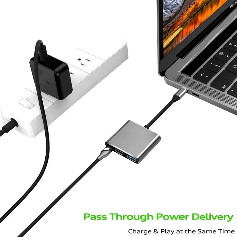 USB C HUB 3in1 Type C 3.0 to H - Usb C Docking Hub recensie en prijs