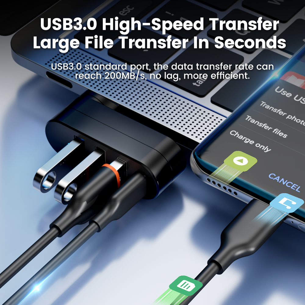 USB 3.0 Power Adapter 180° Rot - Usb C Docking Hub recensie en prijs