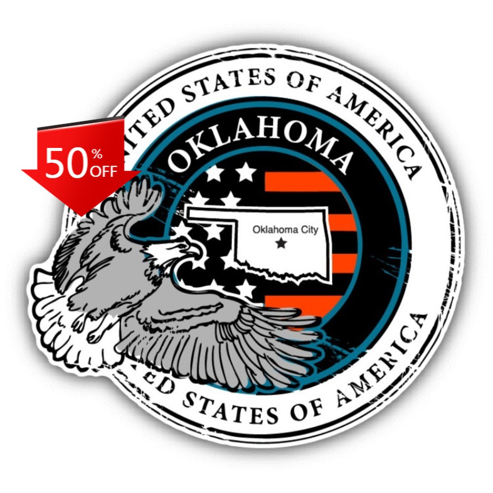 Oklahoma USA Grunge Rubber Aes - Laptop Unique Accessories recensie en prijs