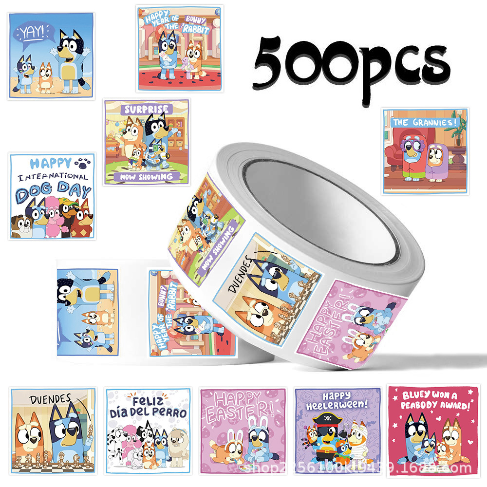 Wholesale 500Pcs/Roll Bluey St - Laptop Accessories All recensie en prijs