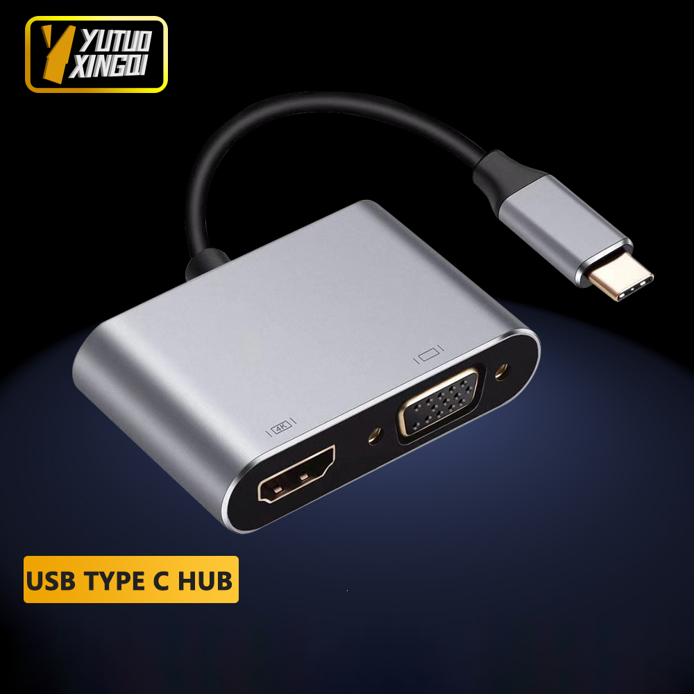 4K USB Type C to VGA 1080P USB - Usb C Docking Hub recensie en prijs