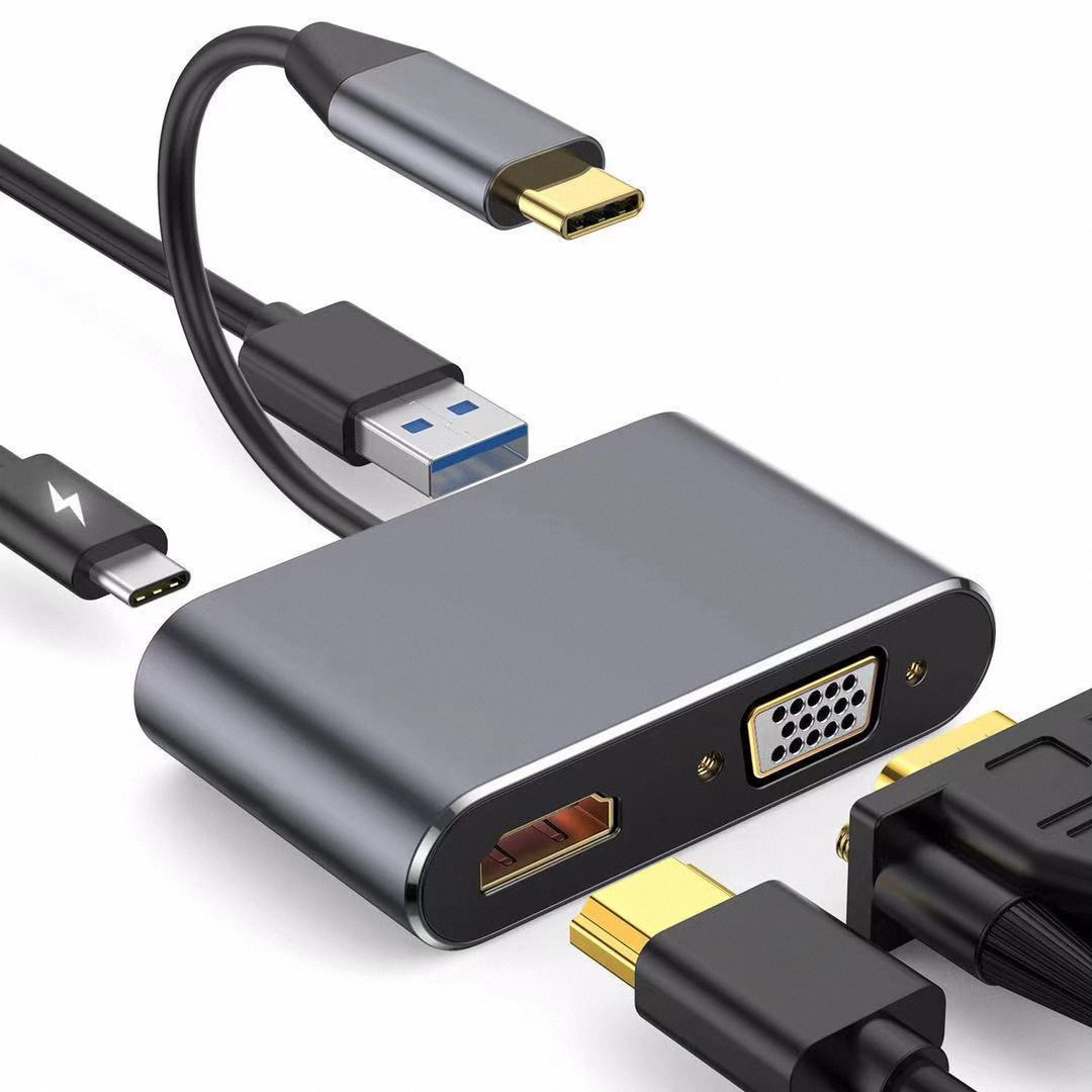 4K USB Type C to VGA 1080P USB - Usb C Docking Hub recensie en prijs