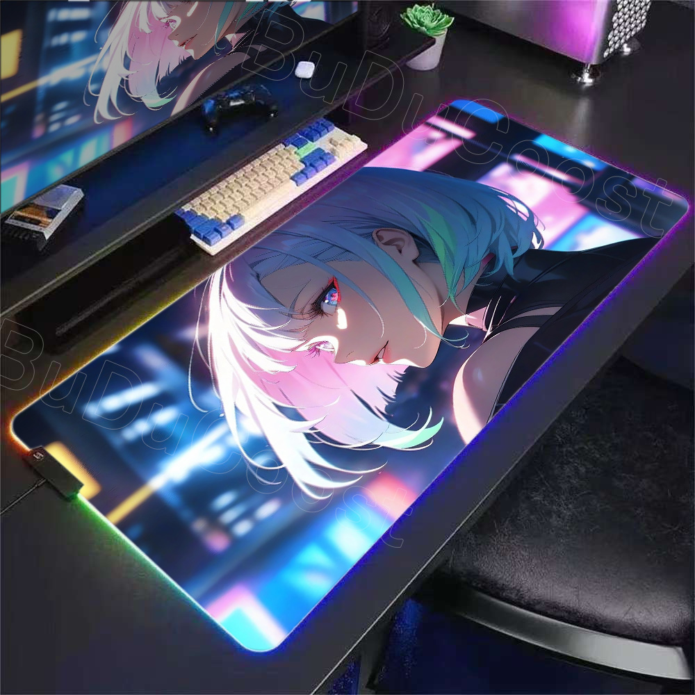 HD Anime Girl Mouse Pad RGB De - Laptop Accessories Girls recensie en prijs