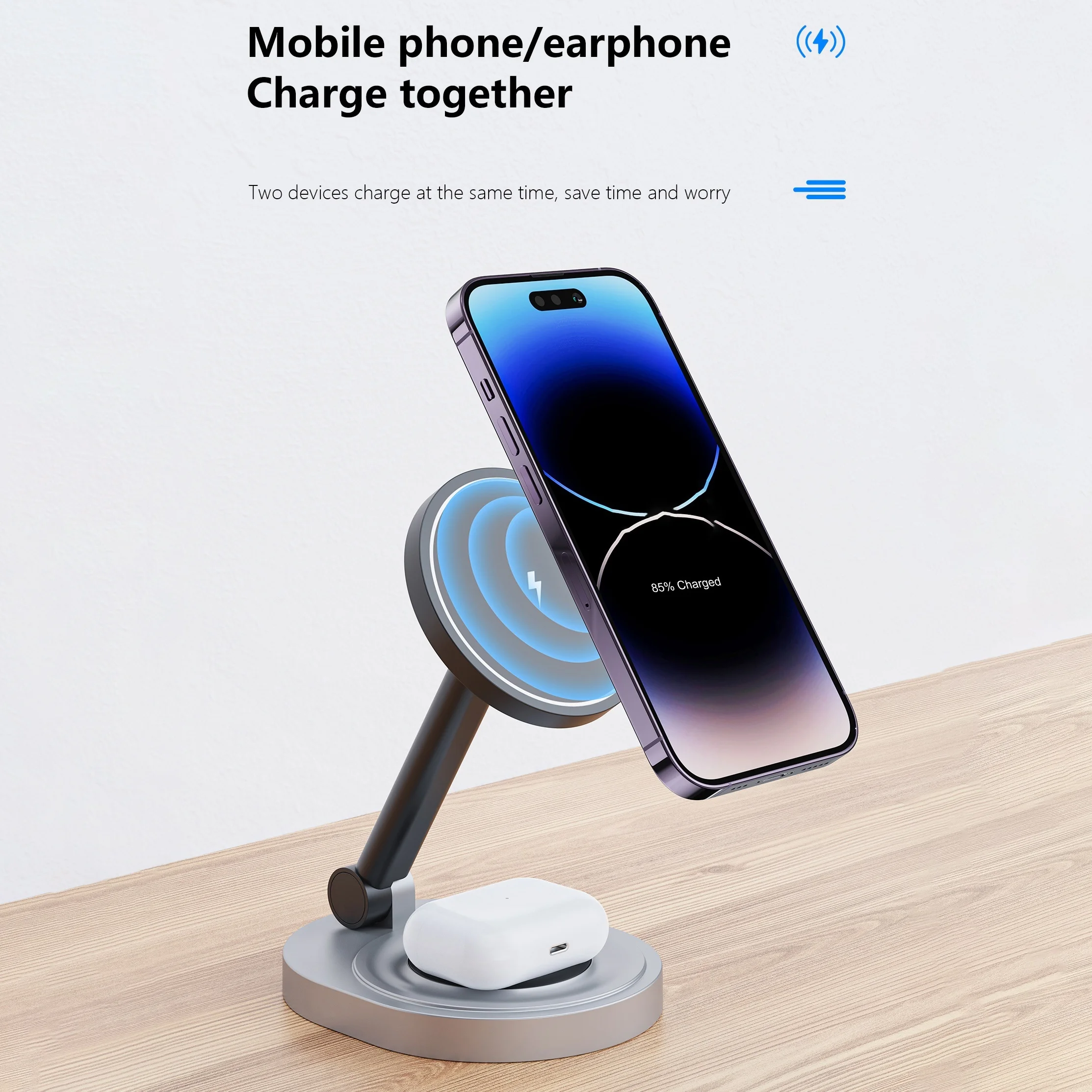 2 In 1 Magnetic Wireless Charg - Usb C Docking Hub recensie en prijs
